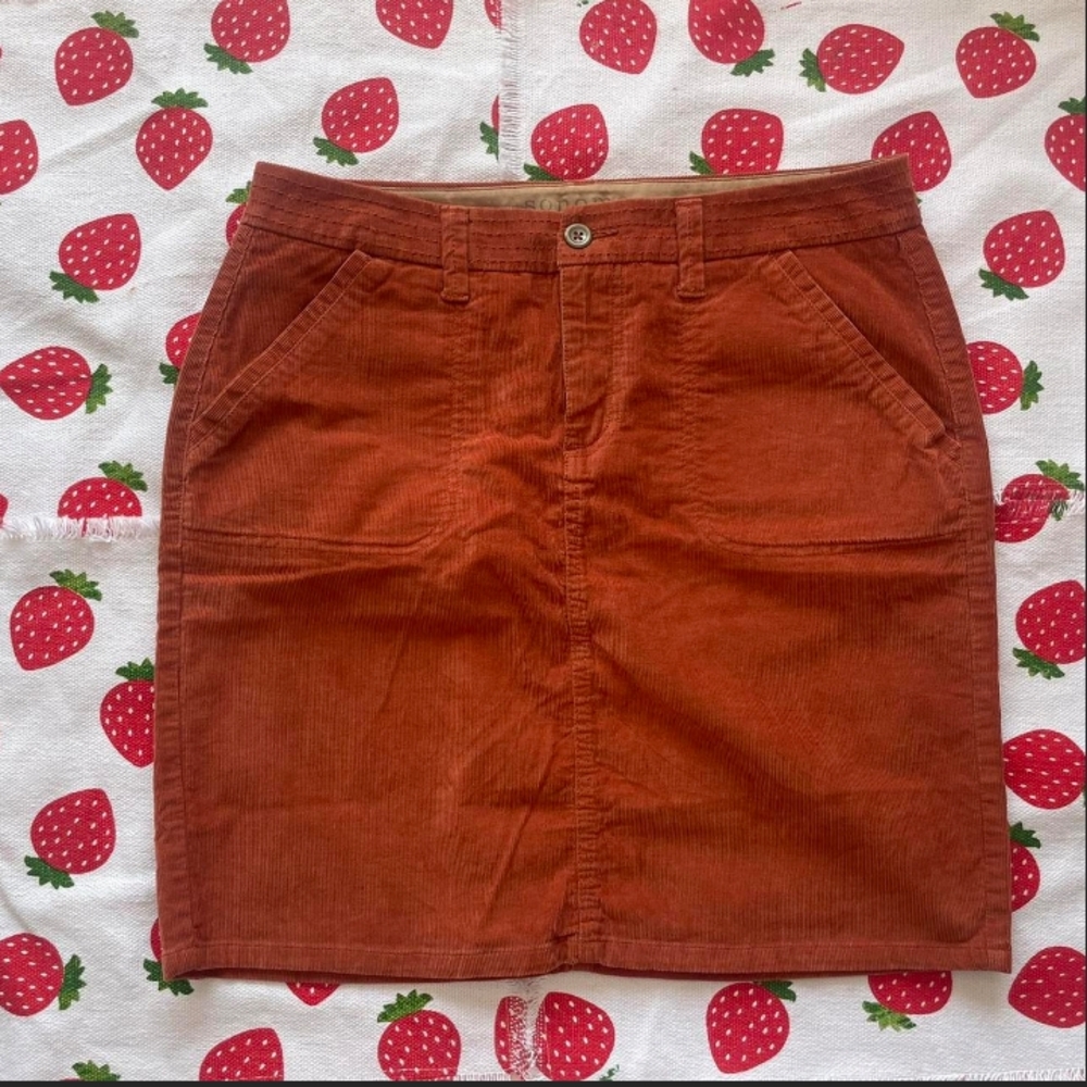 Sonoma Rust Mini Skirt